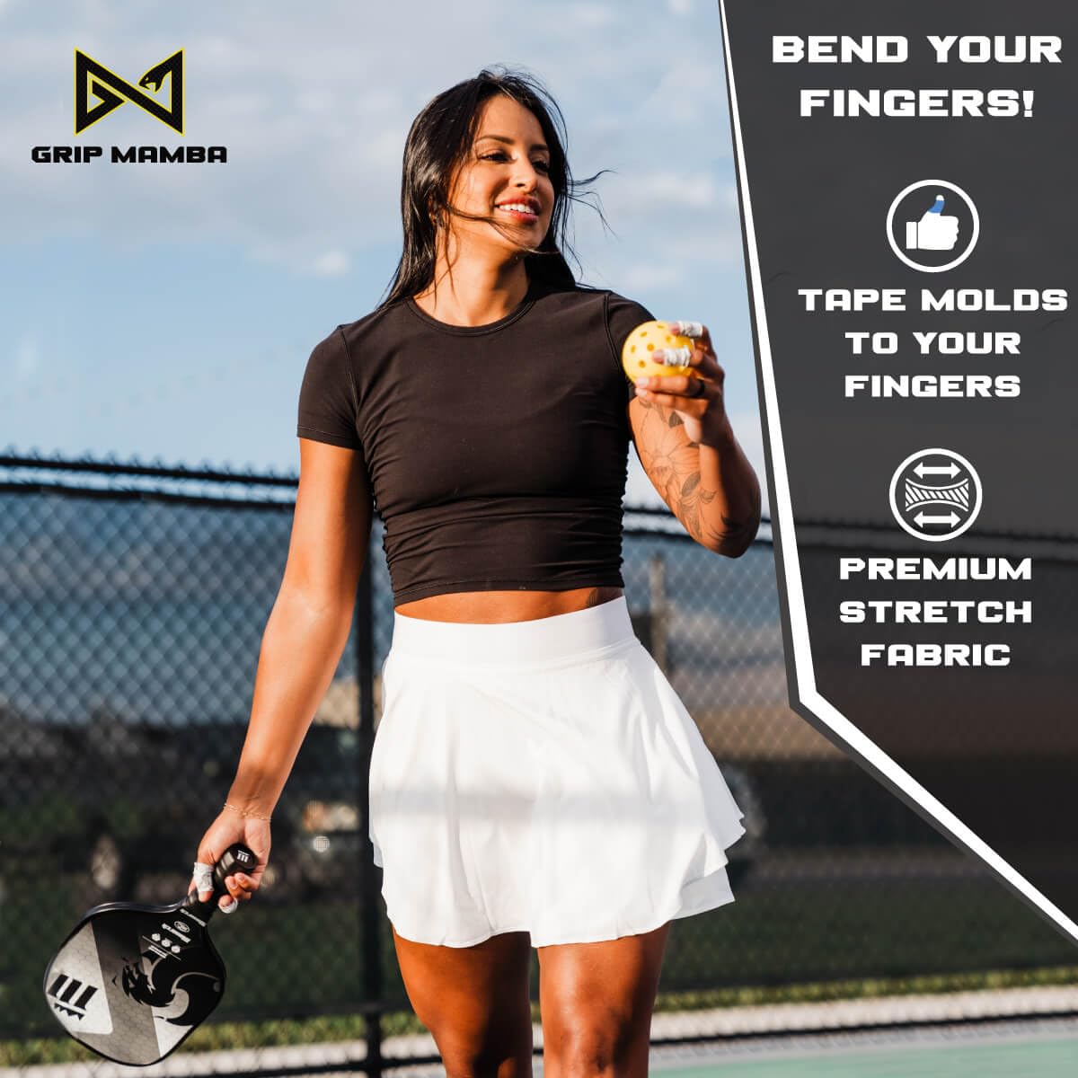 Grip Mamba Elastic Athletic Fi - đánh giá và giá Finger Tape Athletic